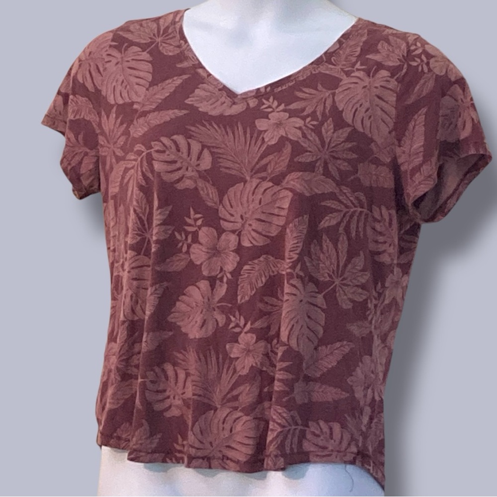 Sonoma Good For Life |  Women’s Petite Cotton V-Neck Everyday Tee Shirt Size XLP